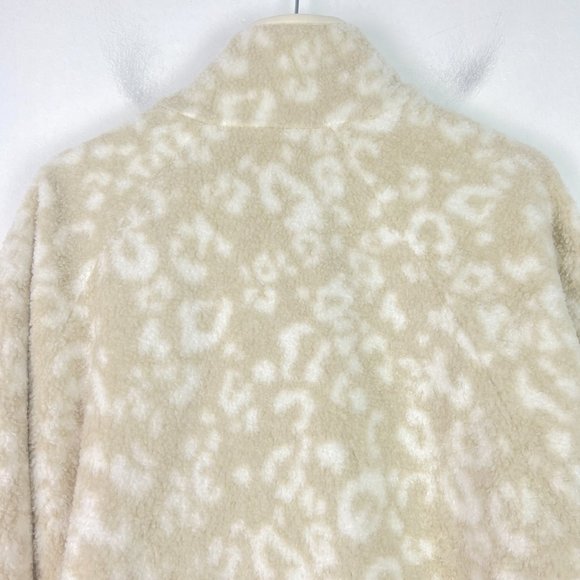 NWT All In Motion Sherpa Jacket Beige Leopard Size Small S NEW - Picture 11 of 13